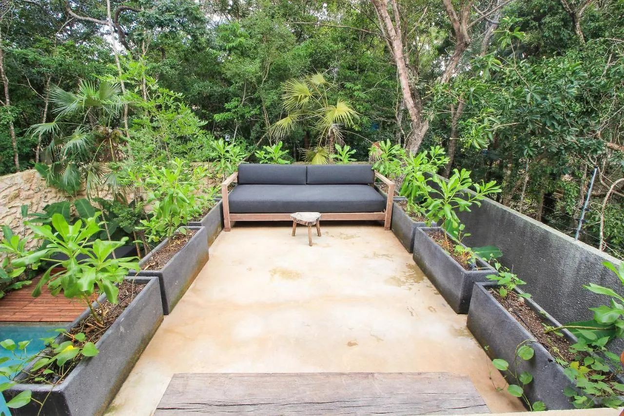 Elegant Boho Style Villa Jungle Views In Rooftop Deck & Outstanding Raw Pool In Holistika Tulum Holiday home